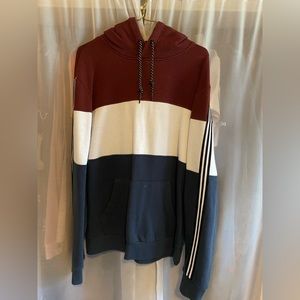 Colour block hoodie